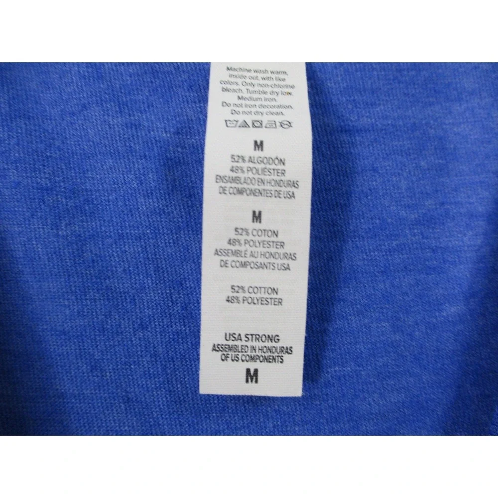 Bella‎ Canvas Mens Blue Graphic Tee Shirt If I Agreed With You Quote Size M
